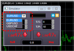 MT5 Trading Simulator Symbol Selection